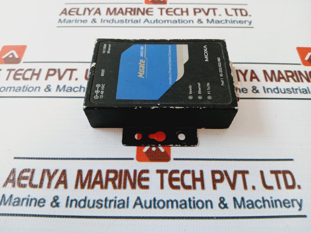 Moxa Mgate Mb3180 Modbus Ethernet/Serial Gateway Rev: 1.2