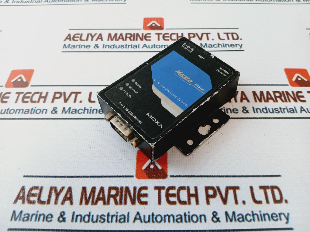 Moxa Mgate Mb3180 Modbus Ethernet/Serial Gateway Rev: 1.2