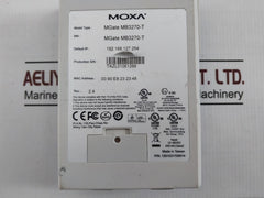 Moxa Mgate Mb3270-t 2-port Advanced Modbus Gateway 12-48Vdc 435Ma Class 2