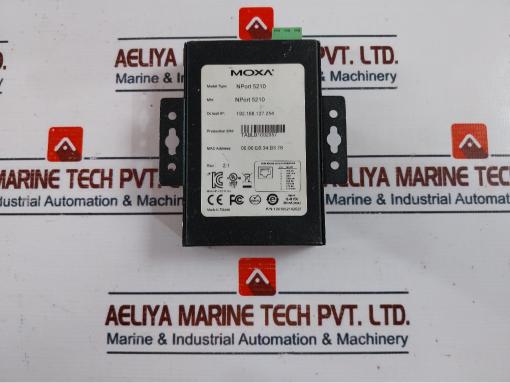 Moxa Nport 5210 Serial Device Server 10/100M Ethernet Rev. 2.1