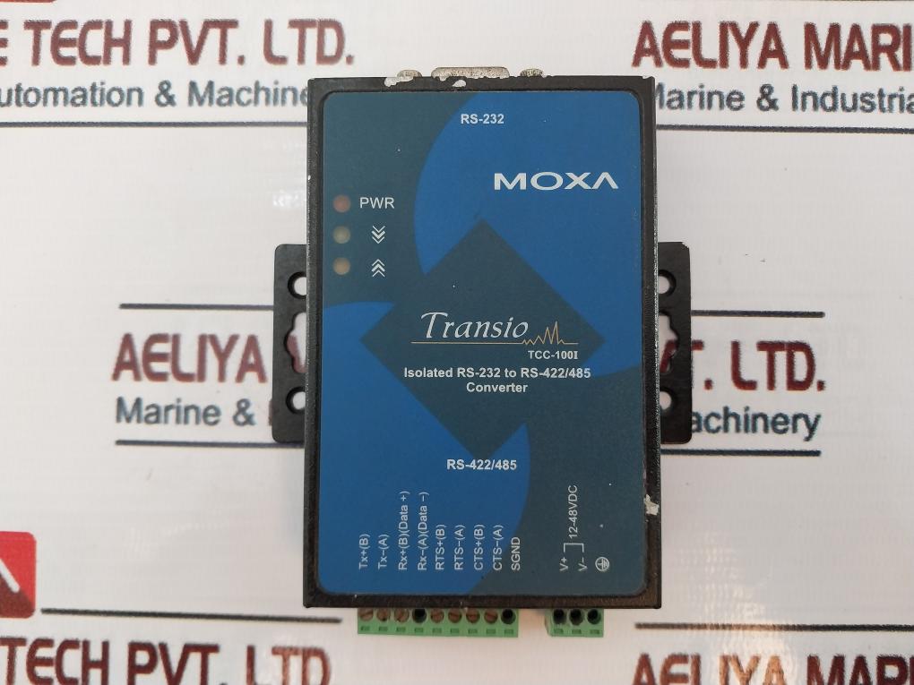 Moxa Tcc-100I Serial Converter 1201001000516 Rev 2.0