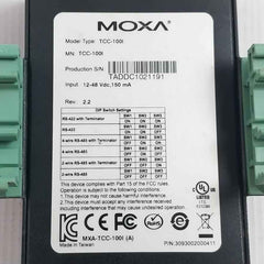 Moxa Tcc-100i Isolated Rs-232 Rs-422/485 Converter 12-48vdc 150 Ma 3093002000411