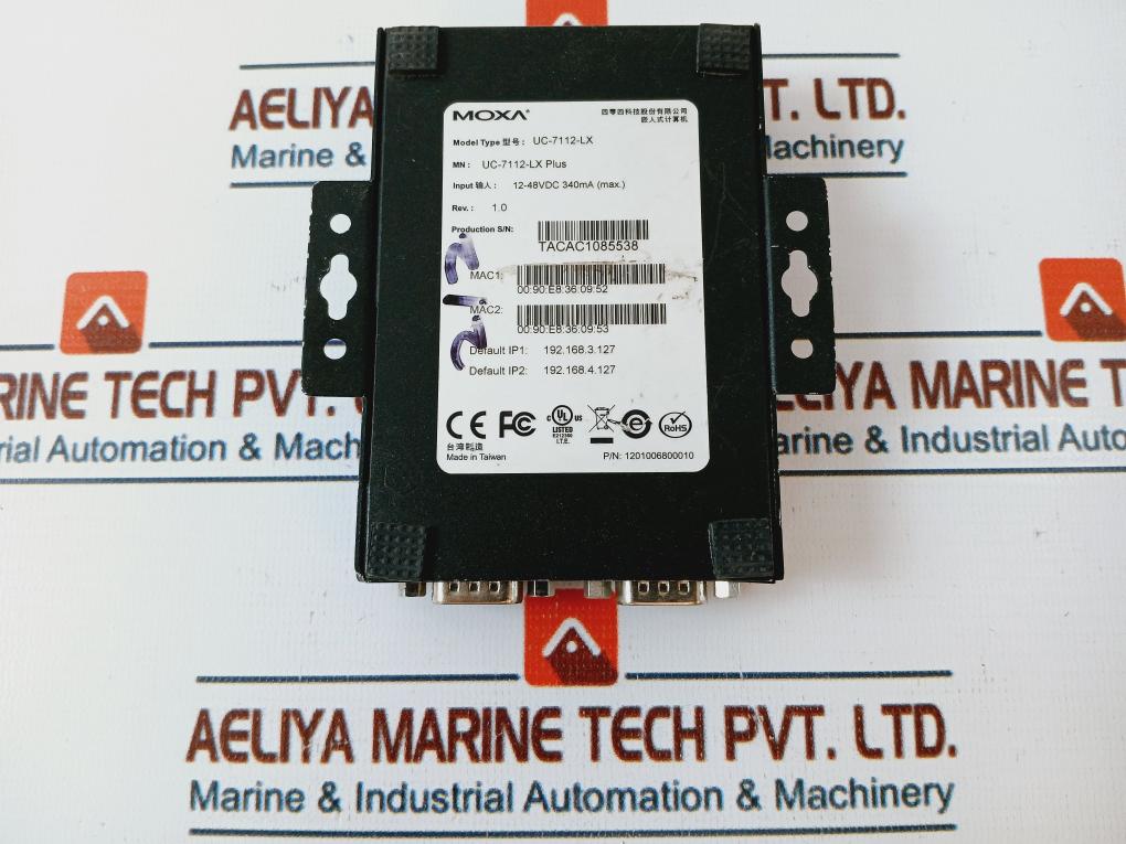 Moxa Uc-7112-lx Plus I-dataman Dc-0200 12-48Vdc 340Ma