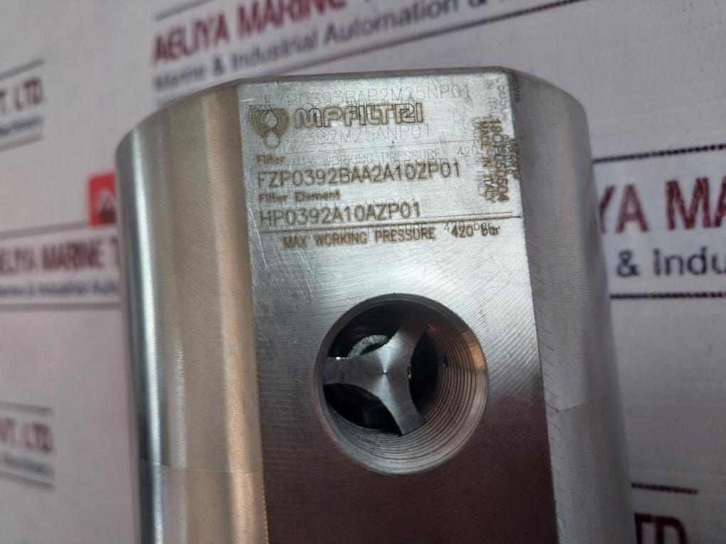 Mp Filtri Fzp 0392Baa2A10Zp01 In-line Stainless Steel Pressure Filter (350 Bar)