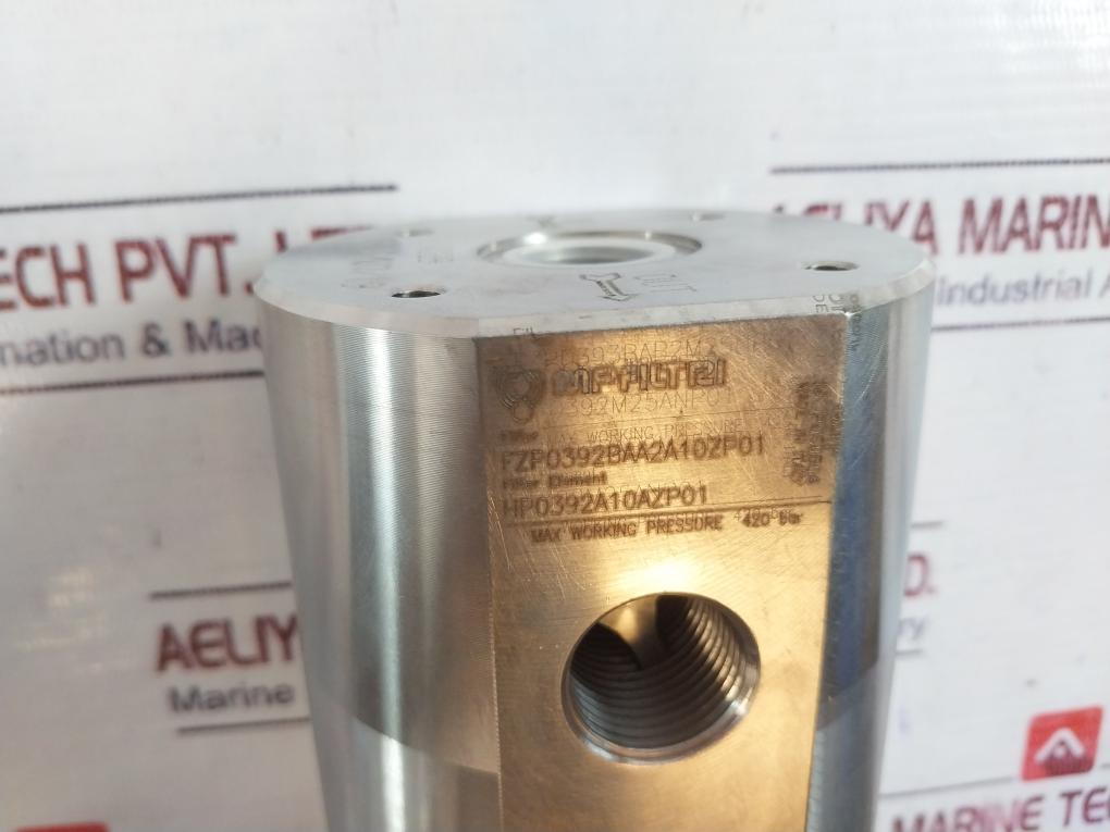 Mp Filtri Fzp 0392Baa2A10Zp01 In-line Stainless Steel Pressure Filter (350 Bar)
