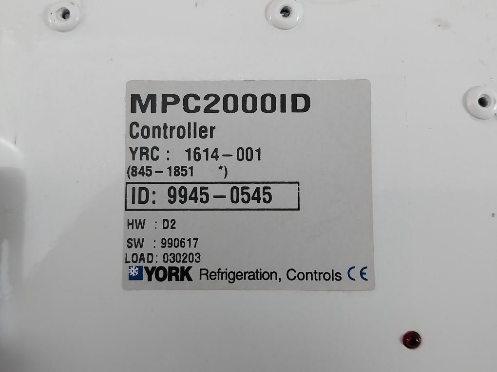 Mpc2000Id York Controller Module