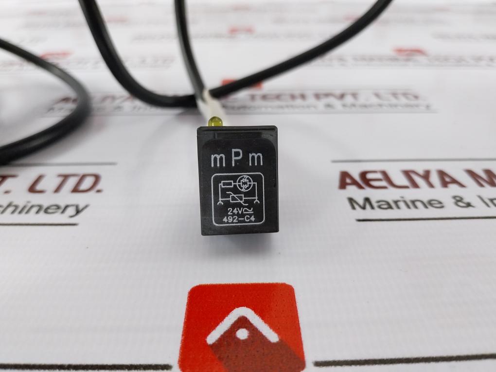 Mpm 492-c4 Solenoid Connector Cable 24V 2 Meter P8L-c226C