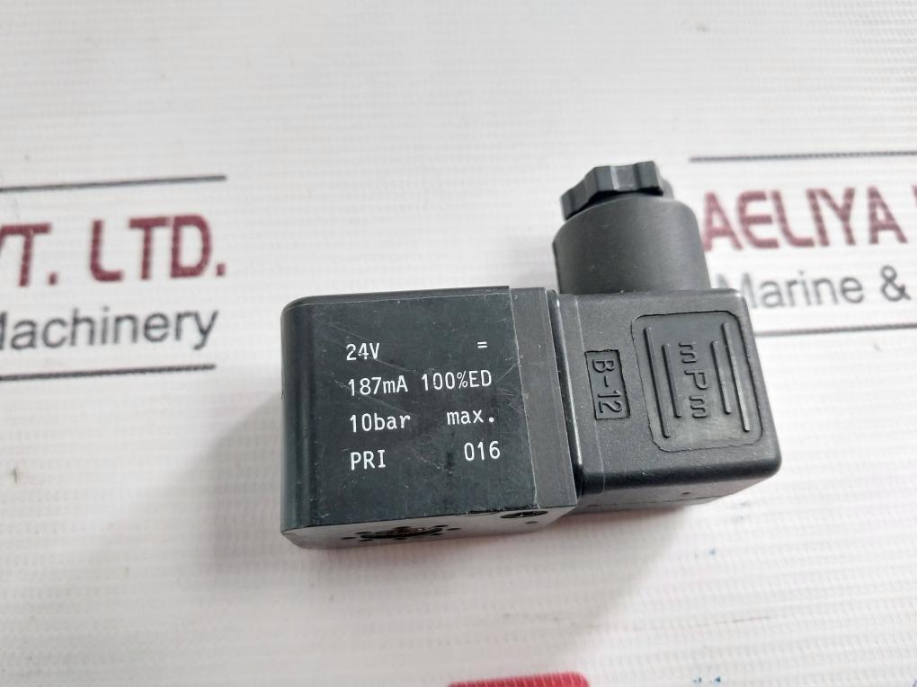 Mpm B-12 Solenoid Coil Plug 10 Bar Max