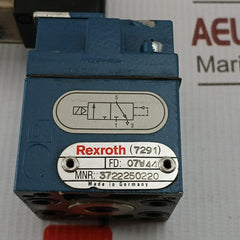 Mpm Pneumatic Directional Valve 24V Dc 10 Ba Rexroth 3722250220