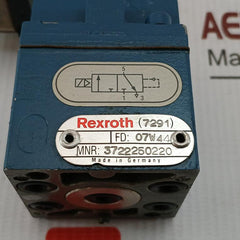Mpm Pneumatic Directional Valve 3722250220 Rexroth 24V Dc 4.8 W