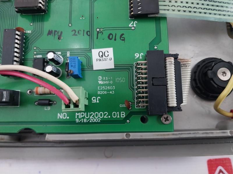 Mpu2002. 01B Display Control Panel Module E252603 Pc Board B206-43 83537876