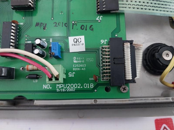 Mpu2002. 01B Display Control Panel Module E252603 Pc Board B206-43 83537876