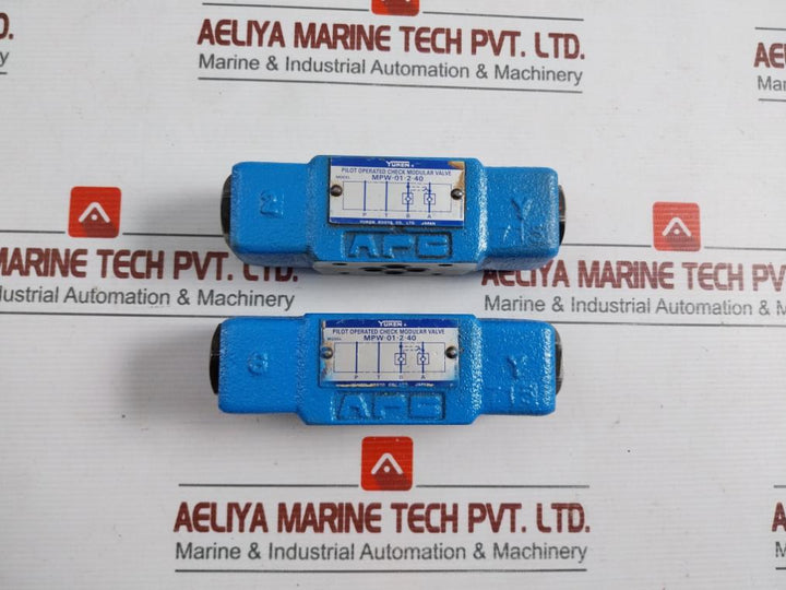 Mpw-01-2-40 Yuken Used Pilot Operated Check Modular Valve
