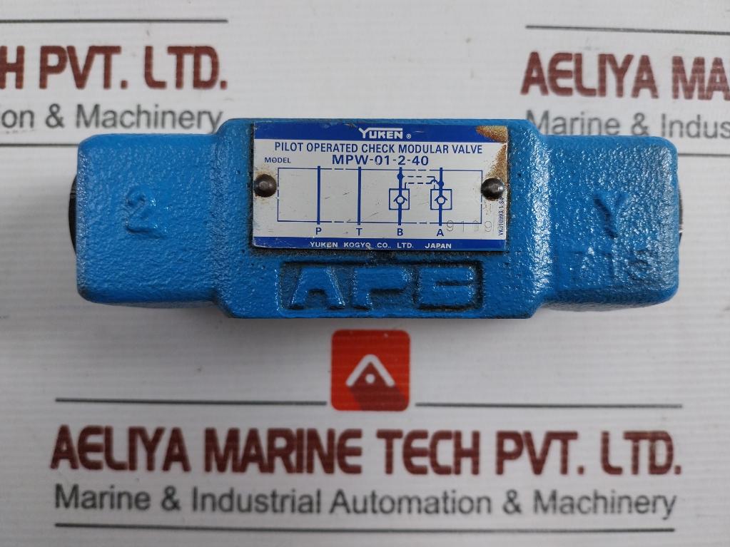 Mpw-01-2-40 Yuken Pilot Operated Check Modular Valve