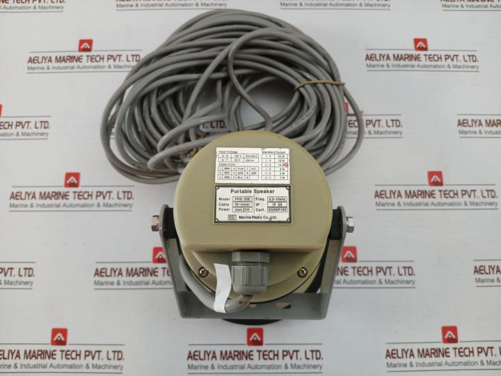 Mrc Ip56 Table Marine Speaker Horn Alarm Unit Cable Lenth 30 Meter Phs-20E
