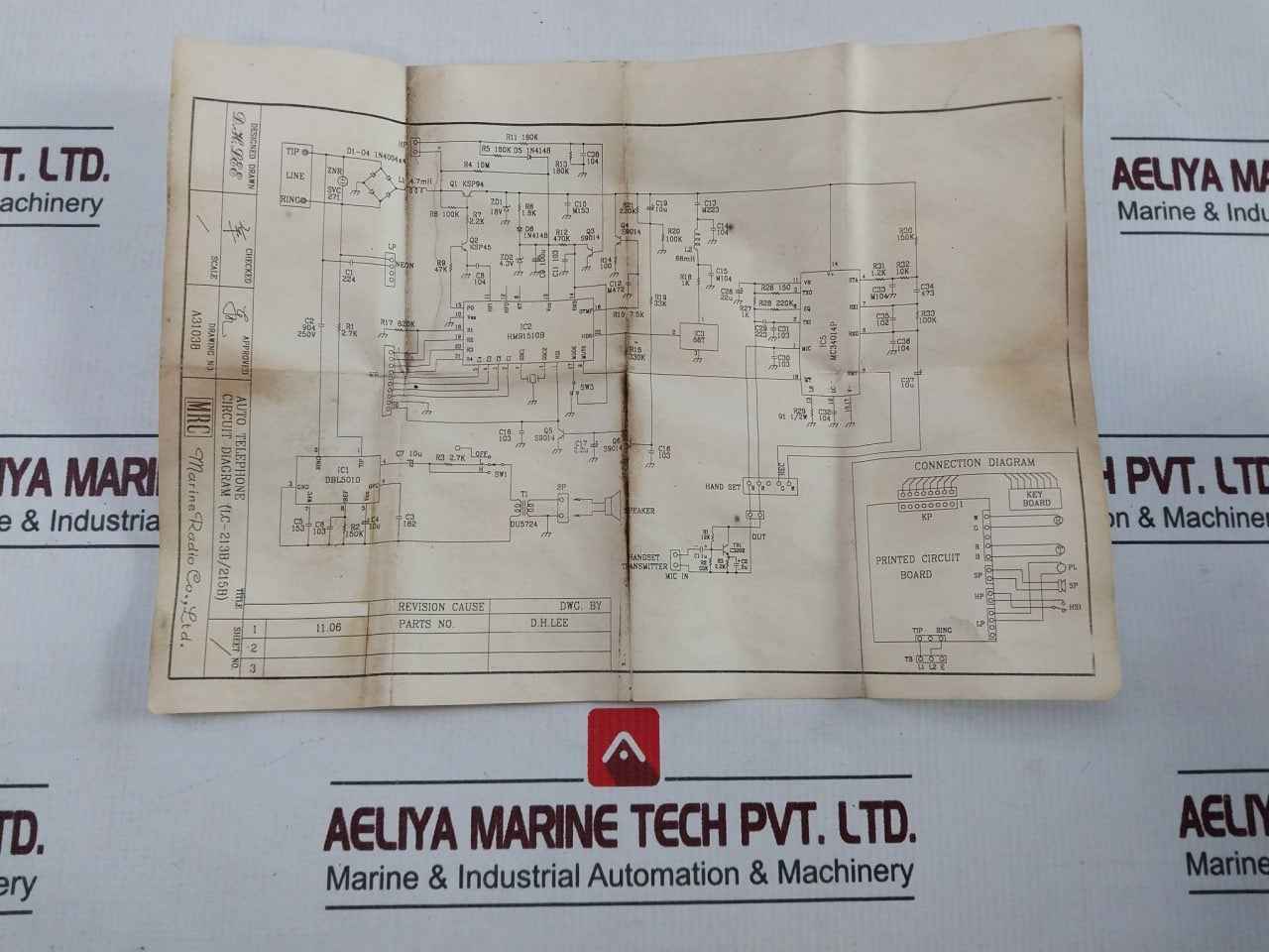 Mrc Lc-213 B Auto Telephone Pc-p31009 Rev.01 Du-2210 (Not Working)