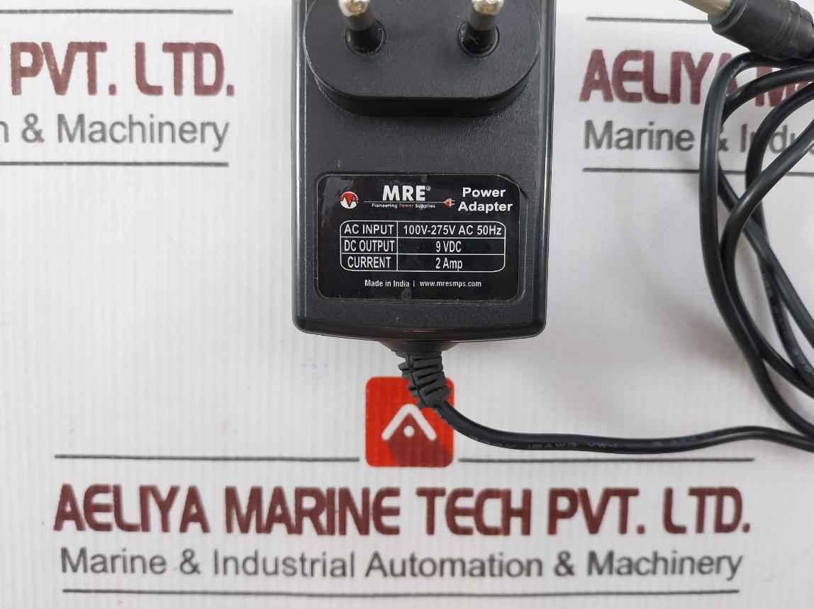 Mre 9 Vdc Power Adapter 100V-275V Ac 50Hz 2 Amp