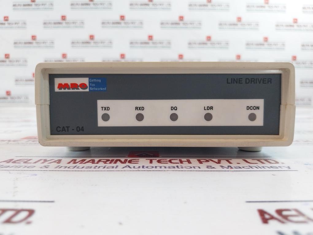 MRO-TEK CAT-04 Line Driver Over Ethernet Access Multiplexer CS000F009764