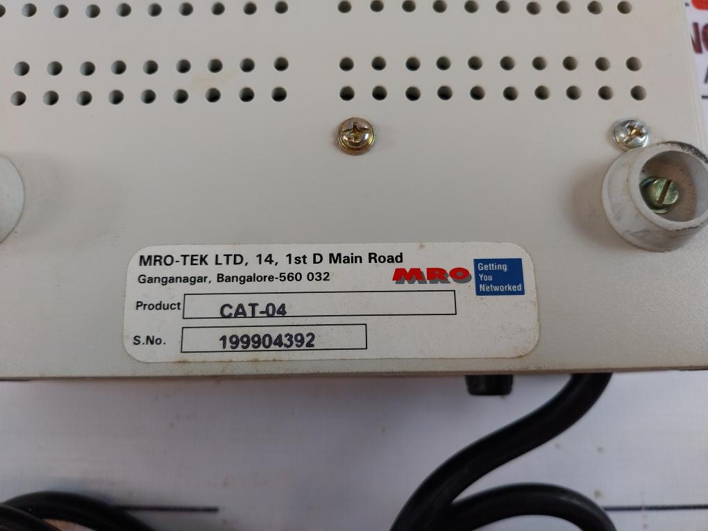 MRO-TEK CAT-04 Line Driver Over Ethernet Access Multiplexer CS000F009764