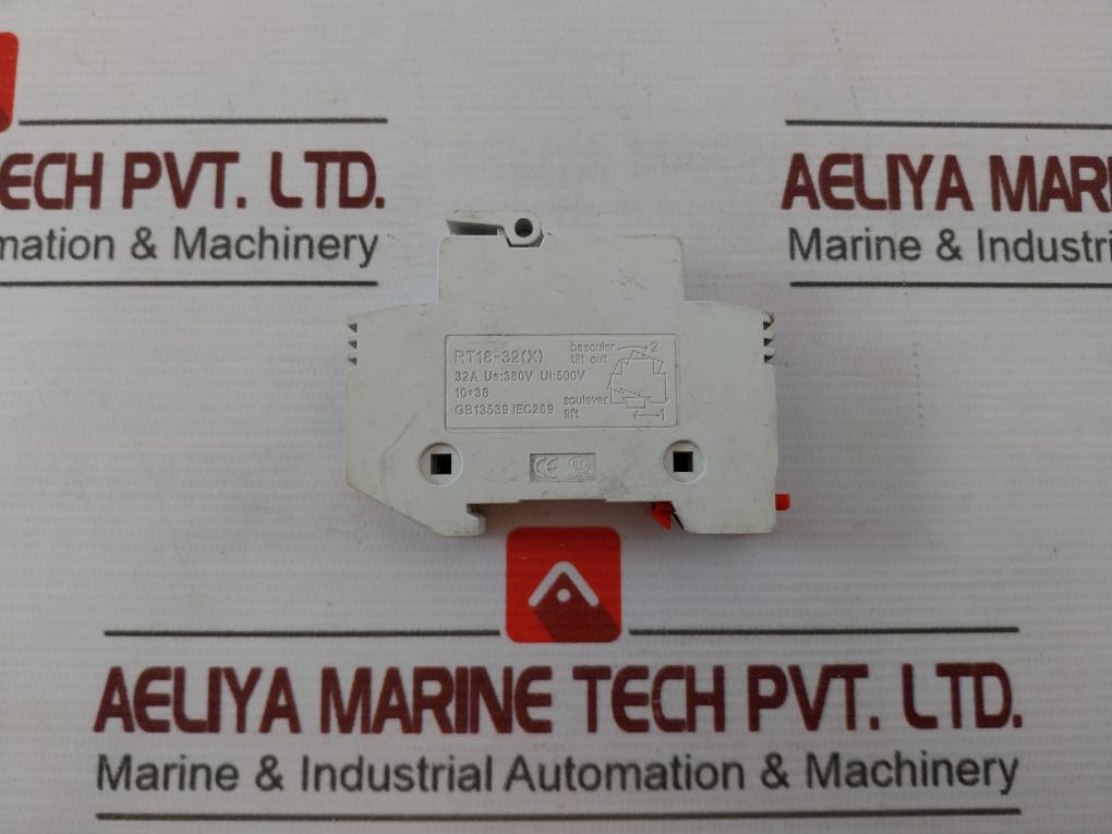 Mro Rt18-32 Rt14-20 Fuse Holder With Cylindrical Fuse 32A 10X38Mm 500V