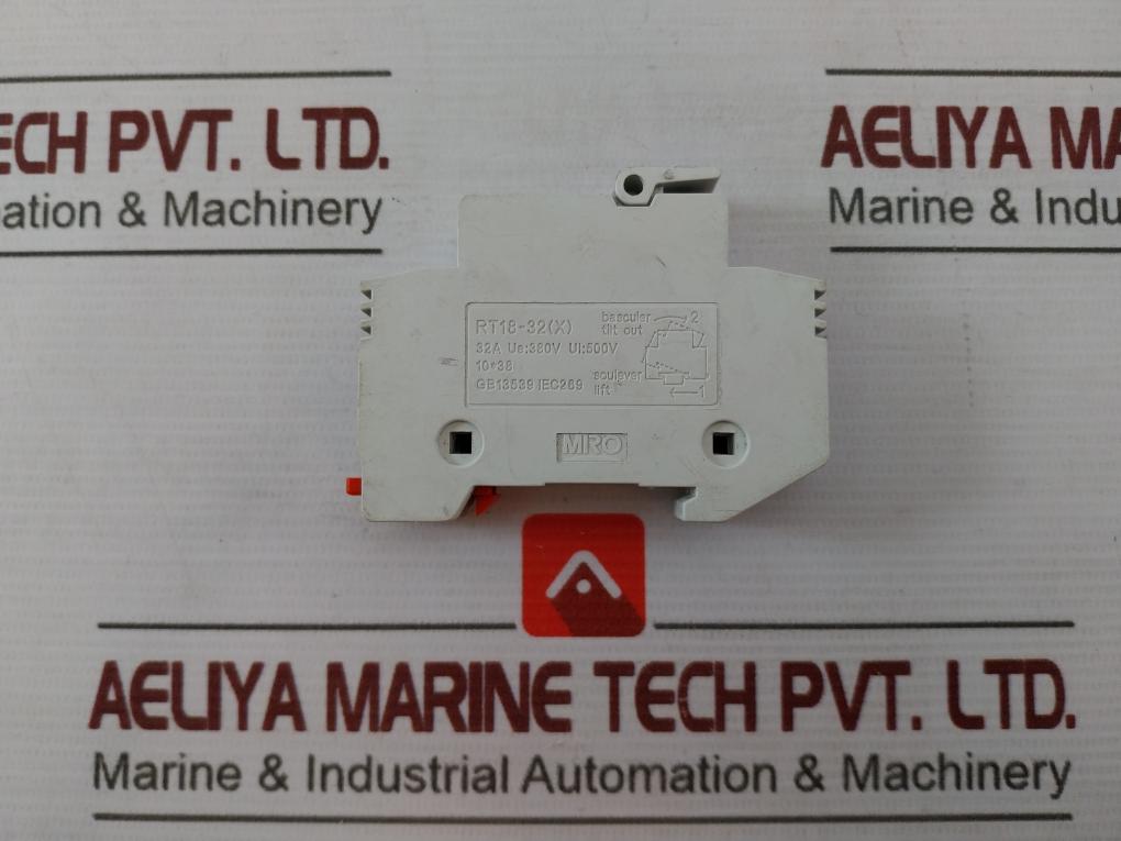 Mro Rt18-32 Rt14-20 Fuse Holder With Cylindrical Fuse 32A 10X38Mm 500V