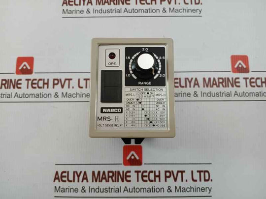 Mrs-h Volt Sense Relay Nabco Dc24V