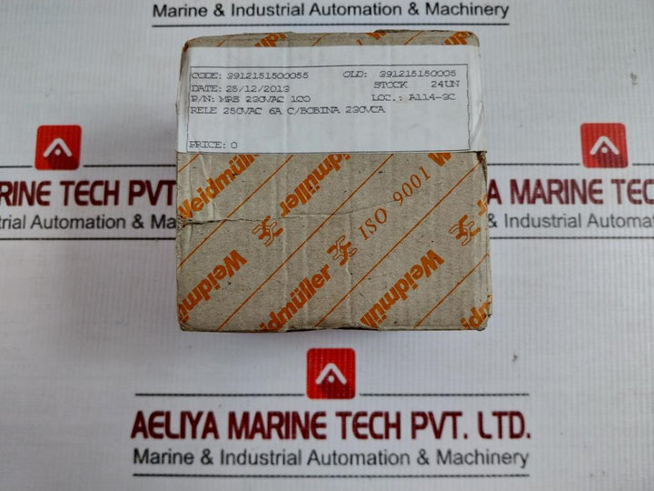 Mrs 230Vac 1Co Plug-in Relay And Socket 230Vac Weidmuller