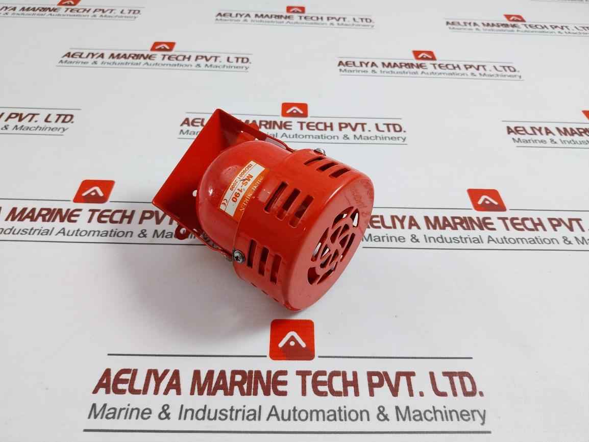Ms-190 Industrial Electric Motor Air Raid Siren Alarm Super Loud Dc 24Vmini Siren