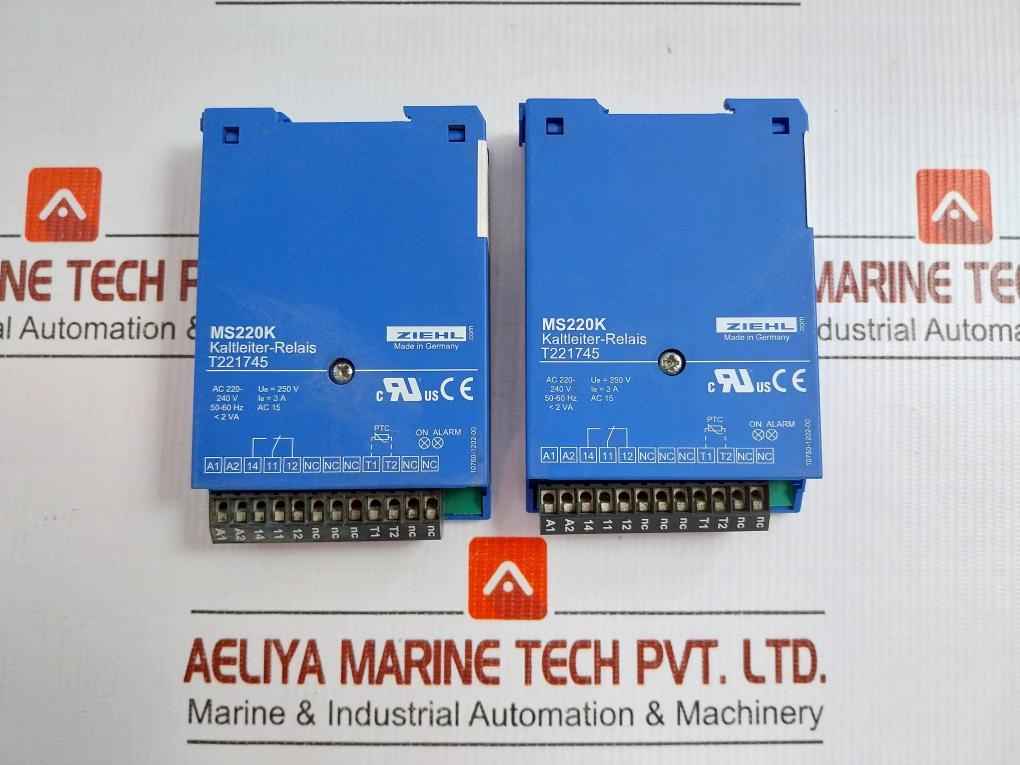 Ms220K Ptc-resistor Relay 50-60 Hz Ziehl