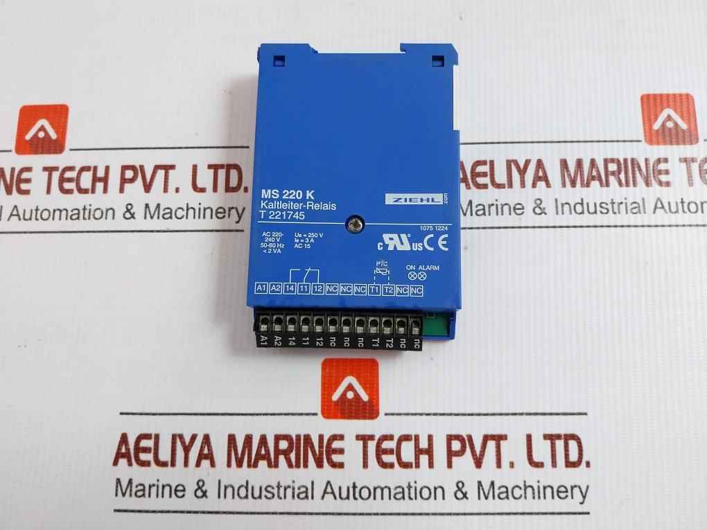 Ms 220 K Ziehl 50-60 Hz Ptc-resistor Relay