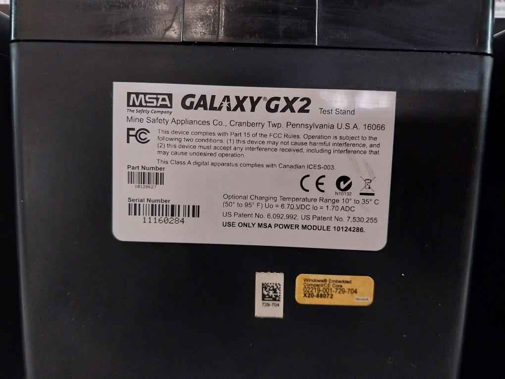 Msa 10127427 Galaxy Gx2 Altair 5X Multi-unit Charger 10128627 10105756 6.70 Vdc