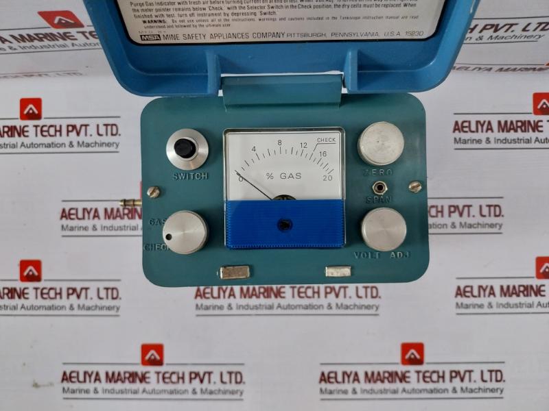 Msa 460300 B Combustible Gas Indicator T3C 0 To 20 % 57335