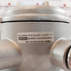 Msa A-ultimax-xp-e-00-a-3-d-1-0-0-0-0-1-1-0 Gas Monitor Detector 10047561