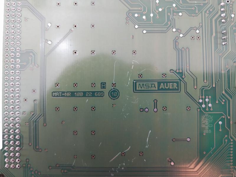 Msa Auer 100 22 689 Printed Circuit Board Mda 1.02.02 94V-0