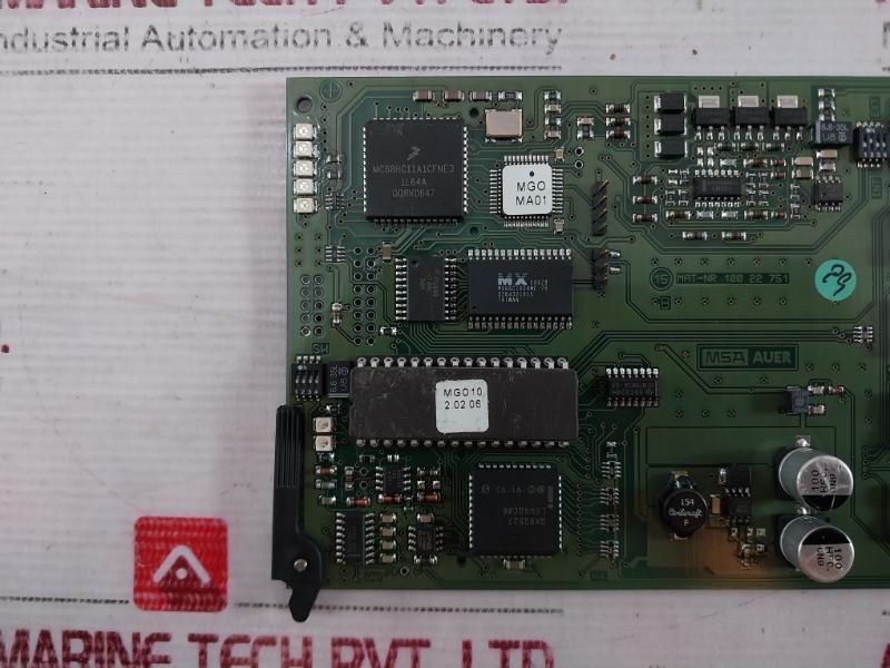 Msa Auer 100 22 751 Printed Circuit Board Mat:10050482 Mgo10 2.02.06