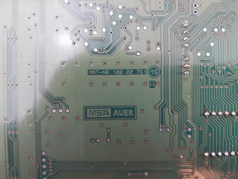 Msa Auer 100 22 751 Printed Circuit Board Mat:10050482 Mgo10 2.02.06