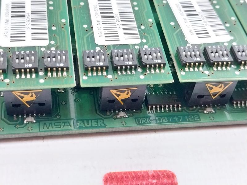 Msa Auer Mar10 Printed Circuit Board Module Mci20 S-b-90510 D0747061A S-a-12300