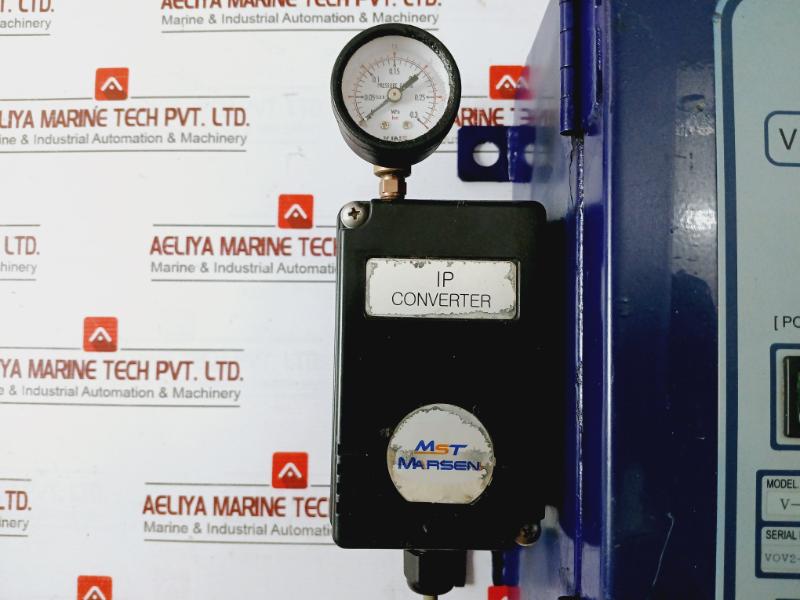 Mst Marsen V-con Pressure Gauge Valve Operating Viewer 0 To 0.3 Mpa 0 To 3 Bar