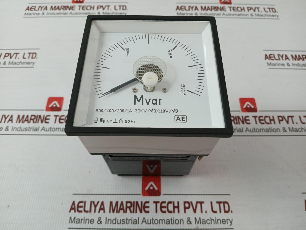 Mt-varmeter-sq-96 Analog Power Meter By Automatic Electric