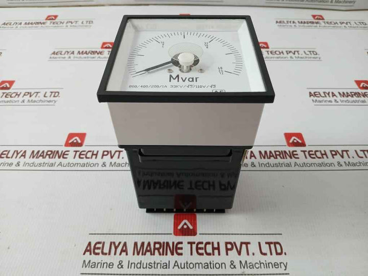 Mt-varmeter-sq-96 Analog Power Meter By Automatic Electric