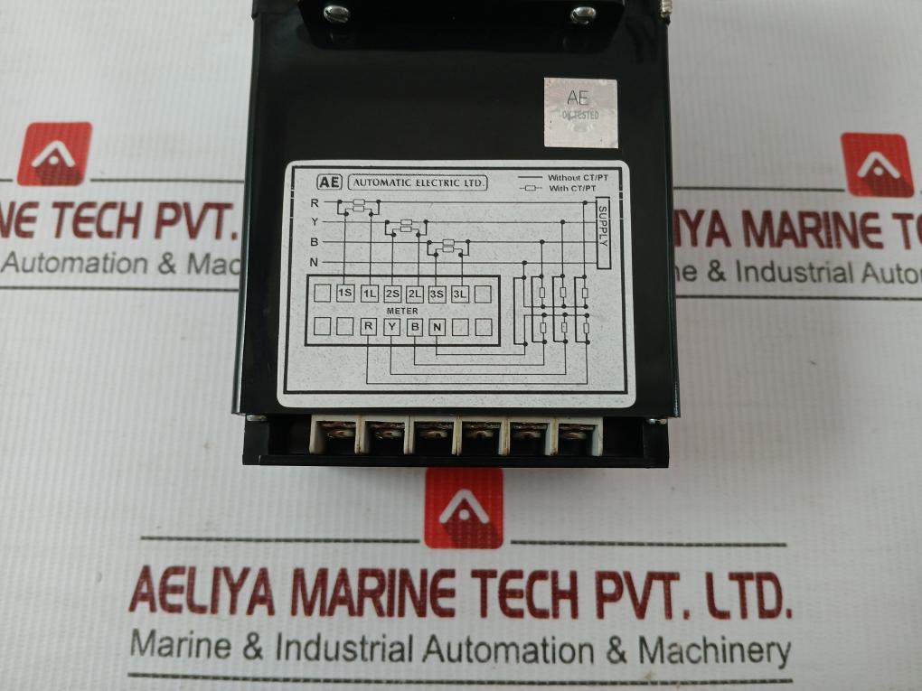 Mt-varmeter-sq-96 Analog Power Meter By Automatic Electric