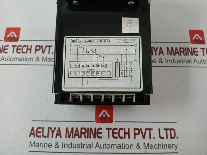 Mt-varmeter-sq-96 Analog Power Meter By Automatic Electric