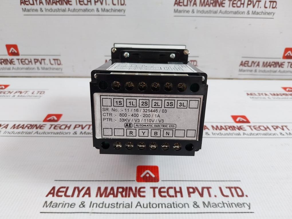 Mt-wattmeter-sq-96 Automatic Electric Analog Megawatt Power Meter