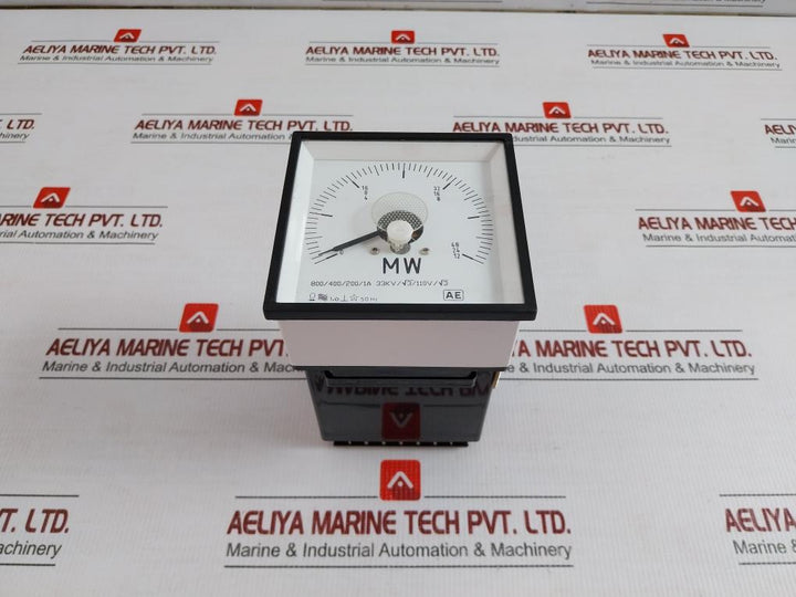 Mt-wattmeter-sq-96 Automatic Electric Analog Megawatt Power Meter