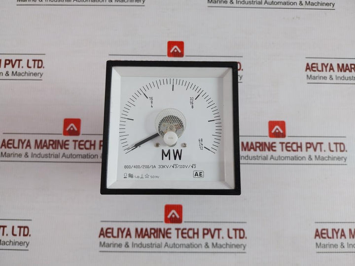 Mt-wattmeter-sq-96 Automatic Electric Analog Megawatt Power Meter