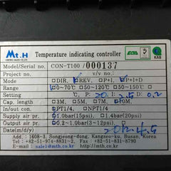 Mt.H Con- T100/P200-f02 Temperature Indicating Controller Rev P+I+D