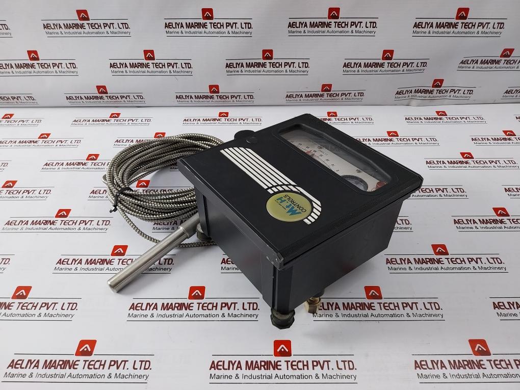 Mt.H Con-t100 Pneumatic/Temperature Indicating Controller W/ 10 Meter Cable 0-30 Psi 0-2 Bar
