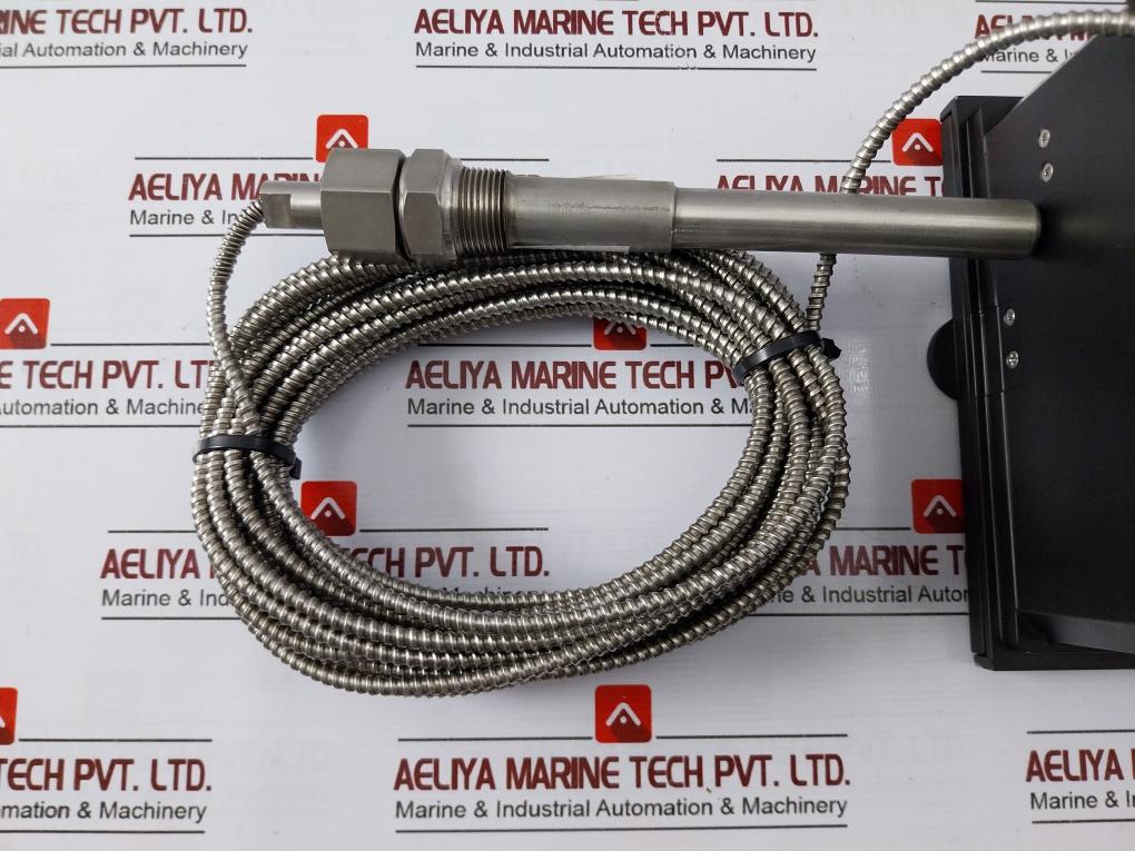 Mt.H Con-t100 Pneumatic/Temperature Indicating Controller W/ 10 Meter Cable 0-30 Psi 0-2 Bar