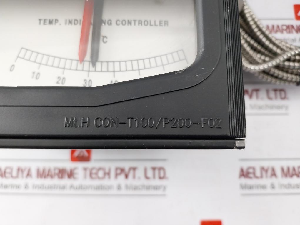 Mt.H Con-t100 Pneumatic/Temperature Indicating Controller W/ 10 Meter Cable 0-30 Psi 0-2 Bar