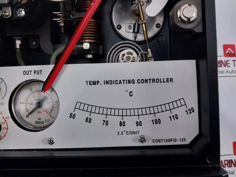 Mt. H Con-t100 Temperature Indicating Controller, 0-2.5 Bar, 0-0.25 Mpa